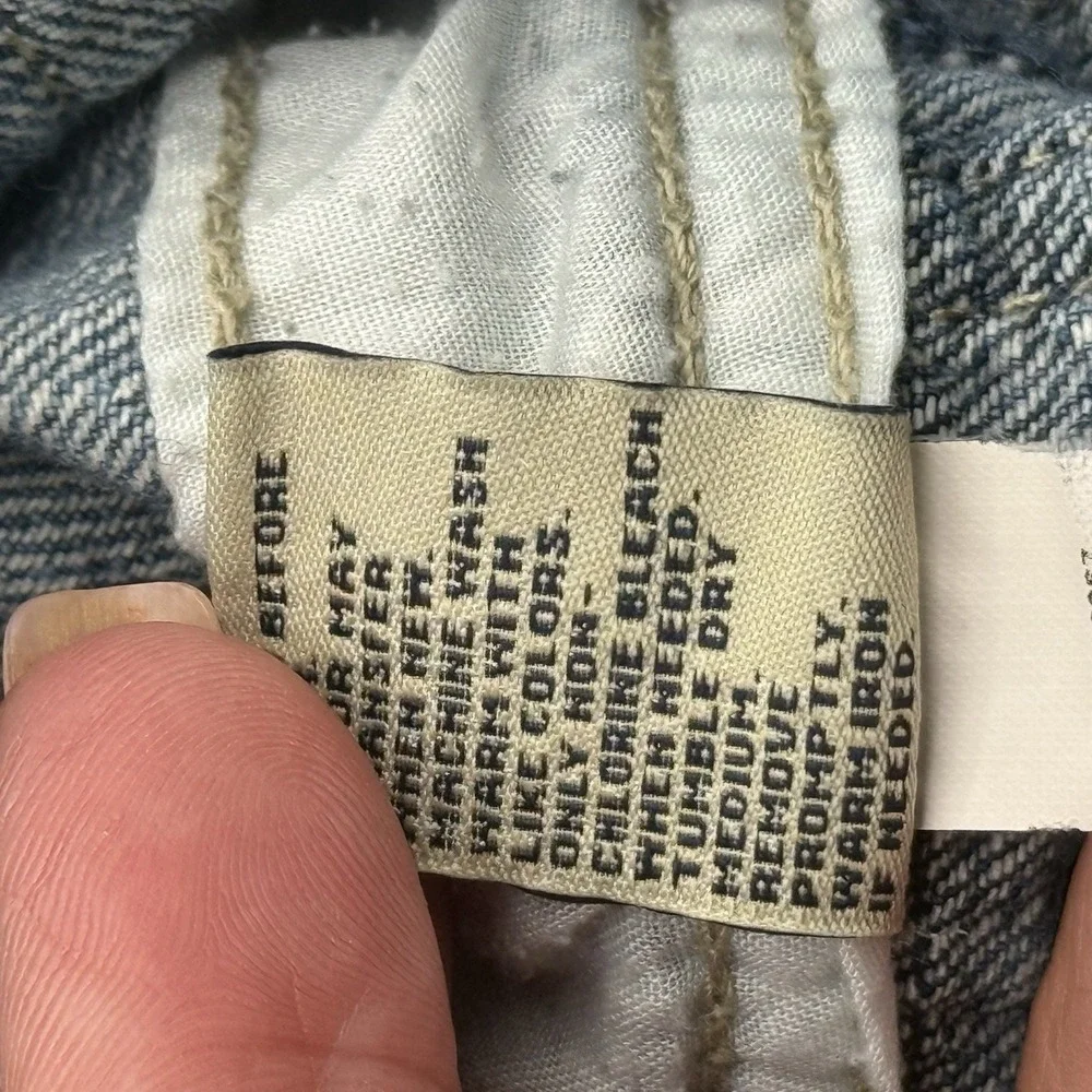 OshKosh b'gosh Girls Dress Size 5T Jean Jumper Overall‎ Vestbak Osh Kosh